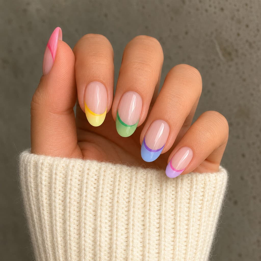 Colour Pop Tips Semi-Cured Gel Nail Wrap Kit