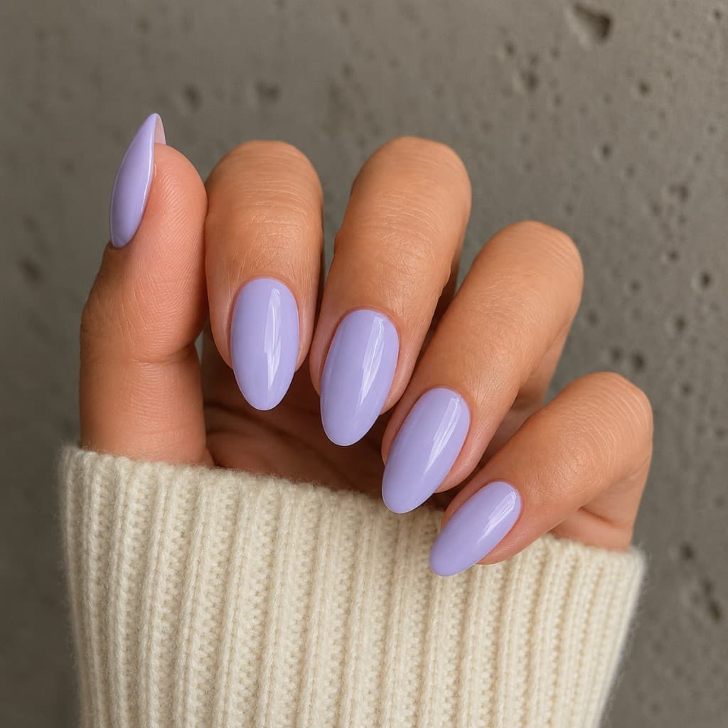 Lilac Cloud Semi-Cured Gel Nail Wrap Kit