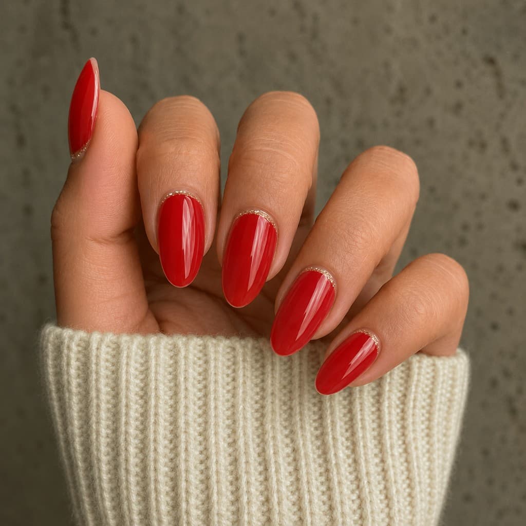 Radiant Rouge Semi-Cured Gel Nail Wrap Kit