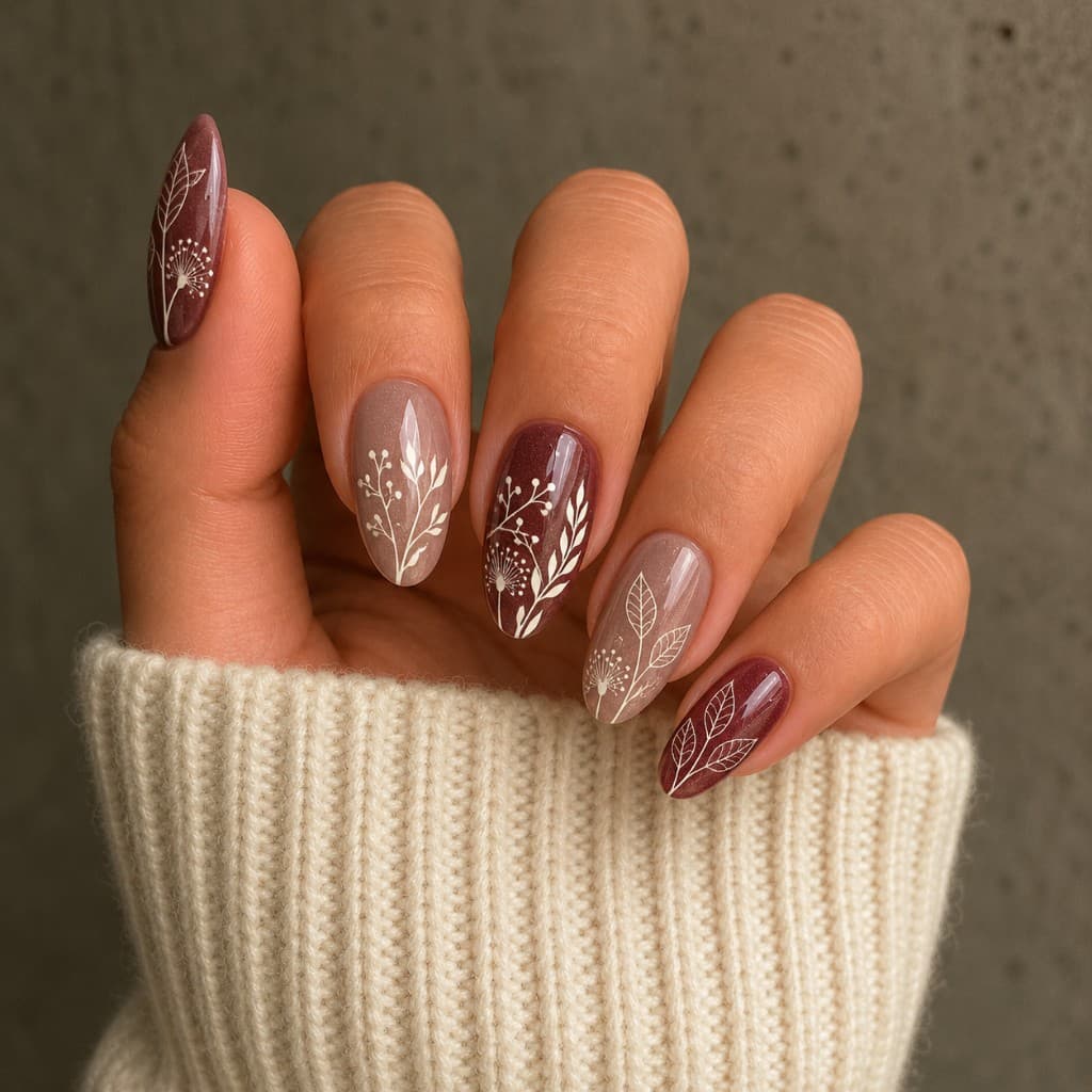 Whispers of Fall Semi-Cured Gel Nail Wrap Kit