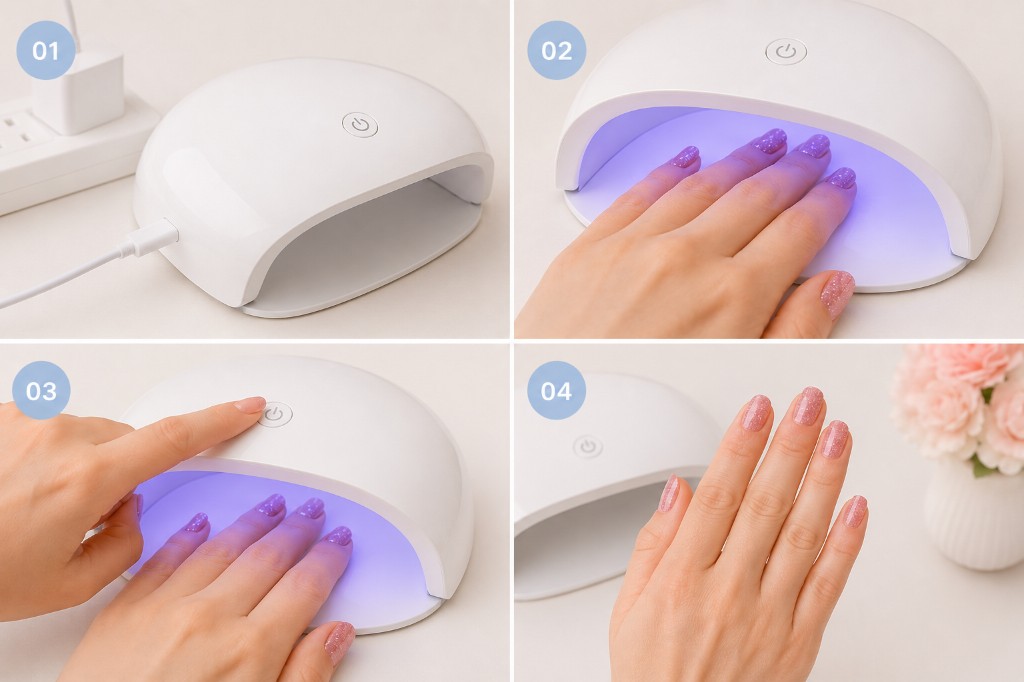 How to use the UV lamp step by step
